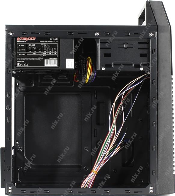 Minitower Exegate Qa 406 Black Microatx 350w 24 4pin Ex261430rus