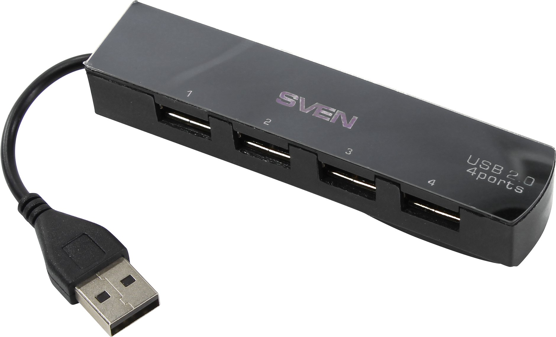 Sven Hb 891 Black 4 Port Usb2 0 Hub