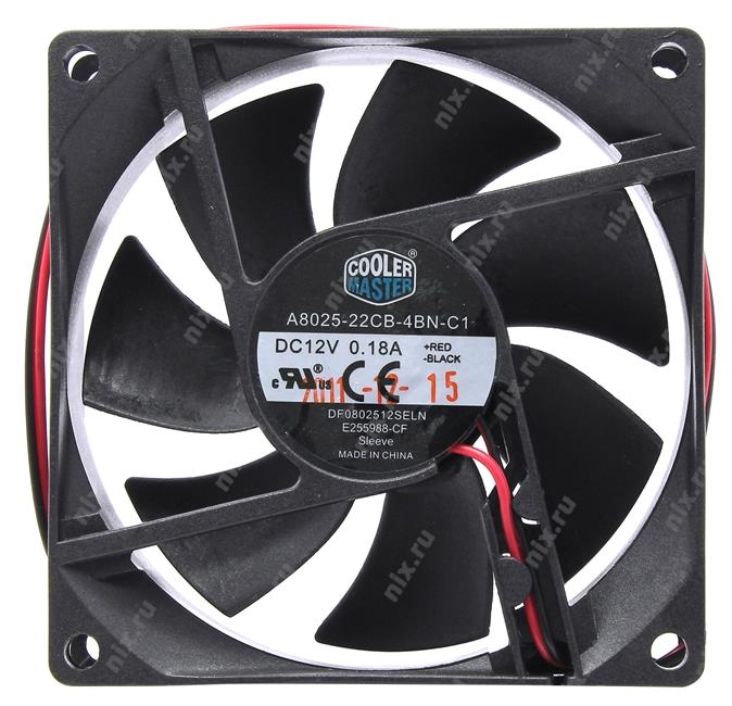 Cooler Master N8r 22k1 Gp Fan 80mm 80x80x25mm 21db 2200ob Min