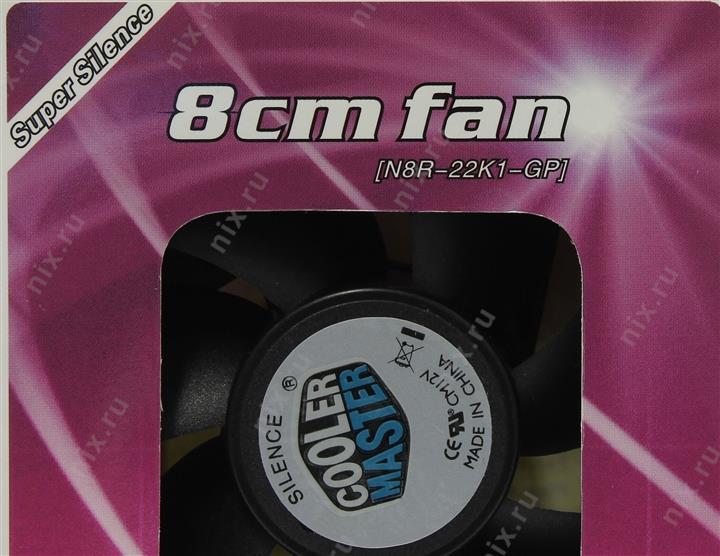 Cooler Master N8r 22k1 Gp Fan 80mm 80x80x25mm 21db 2200ob Min