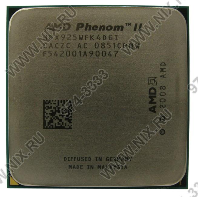 Cpu Amd Phenom Ii X4 925 Hdx925w 2 8 Ghz 4core 2 6mb 95w 4000 Mhz Socket Am3